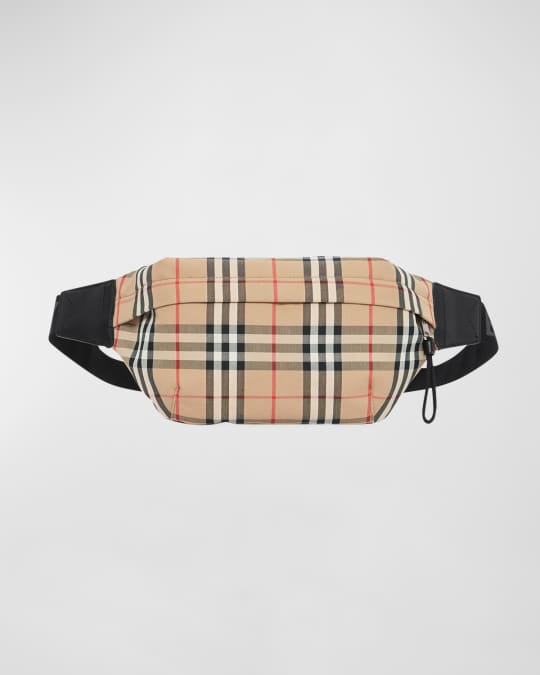 Burberry Men s Vintage Check Nylon Belt Bag Fanny Pack Neiman Marcus