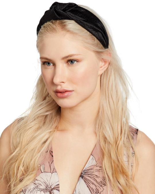 Jennifer Behr Samaya Hammered Silk Headband | Neiman Marcus display picture 1