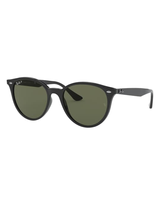 RayBan Round Polarized Sunglasses Neiman Marcus