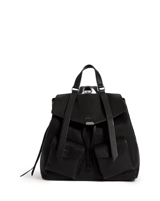 AllSaints Tower Washed Leather Backpack | Neiman Marcus