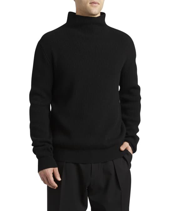 THE ROW Men's Daniel Roll-Neck Cashmere Sweater | Neiman Marcus
