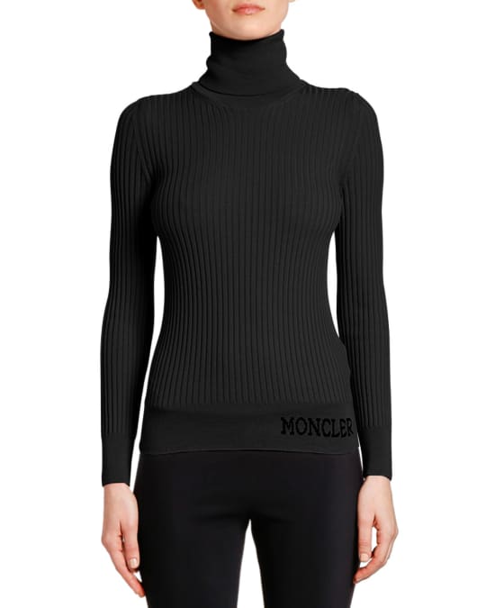 Moncler Ciclista Ribbed Wool Sweater | Neiman Marcus