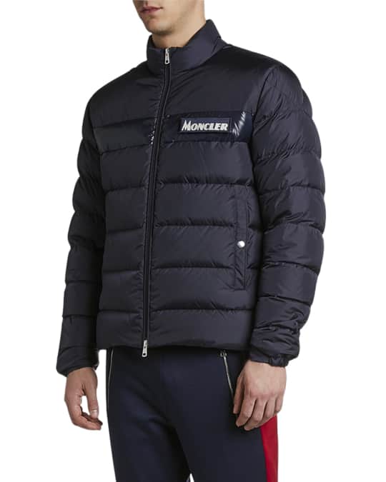 Moncler Men's Servieres Zip-Up Puffer Jacket | Neiman Marcus