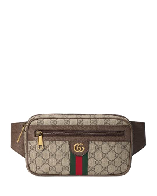 Gucci Men's GG Web Belt Bag | Neiman Marcus