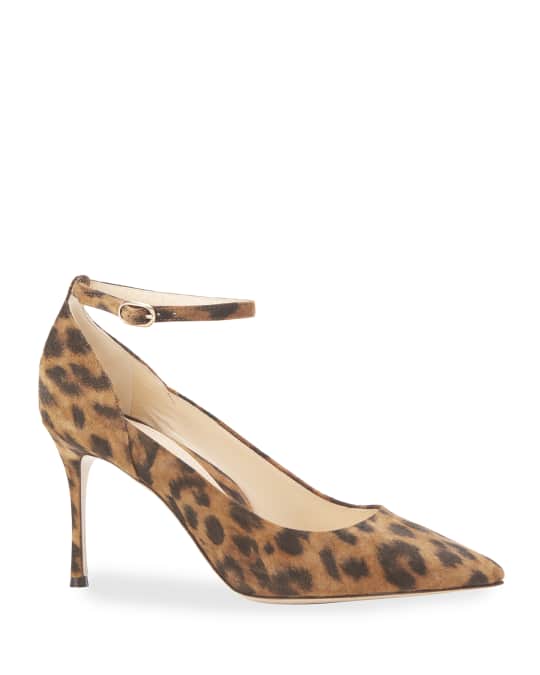 Marion Parke Muse Suede Pointed Pumps | Neiman Marcus