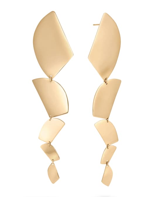 LANA 14k Gold 5Shape Linear Drop Earrings Neiman Marcus