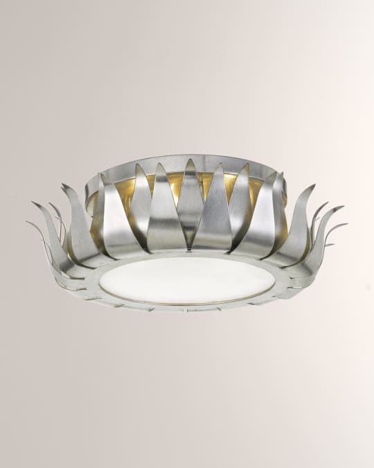 Broche 3-Light Flush-Mount Ceiling Lamp
