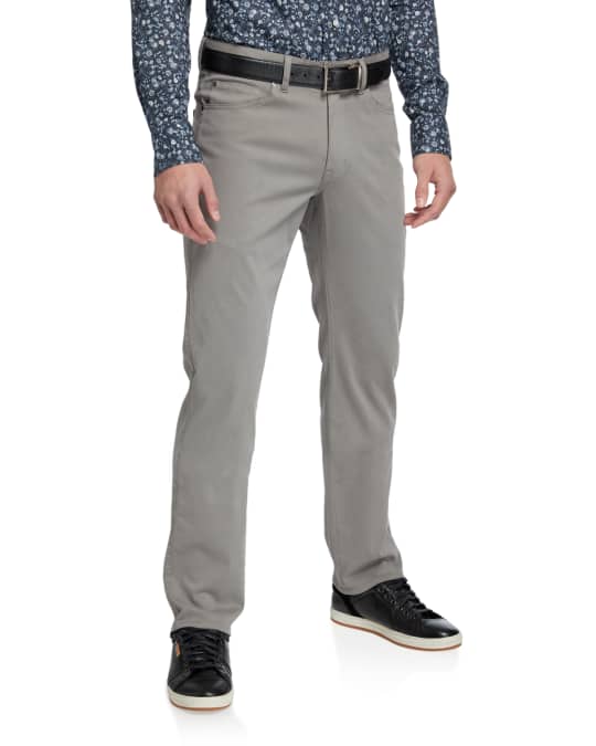 Peter Millar Men's Ultimate Sateen 5-Pocket Pants | Neiman Marcus