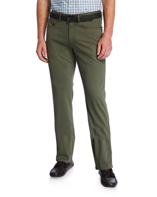 Peter Millar Men's Ultimate Sateen 5-Pocket Pants | Neiman Marcus