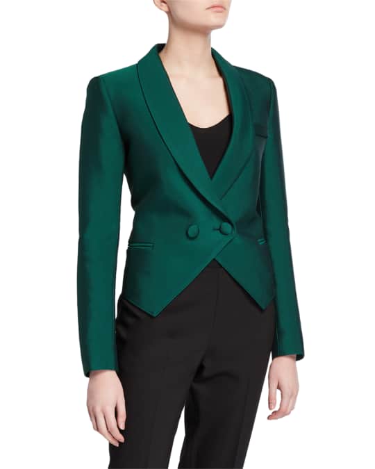 Smythe Spencer Double Breasted Blazer Neiman Marcus