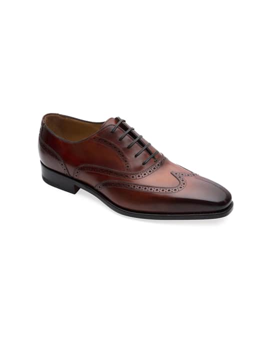 Paul Stuart Men's Gallia Wing-Tip Oxford Shoes | Neiman Marcus