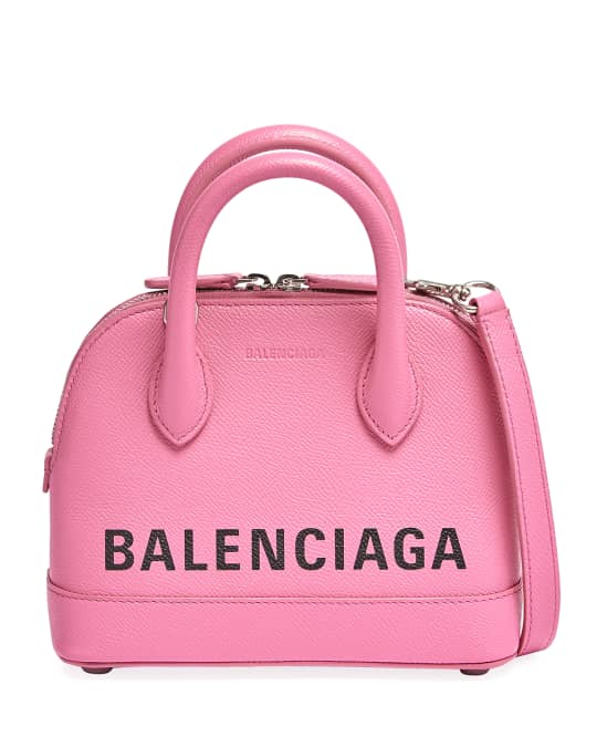 Balenciaga Ville Small AJ Calfskin Top-Handle Bag | Neiman Marcus