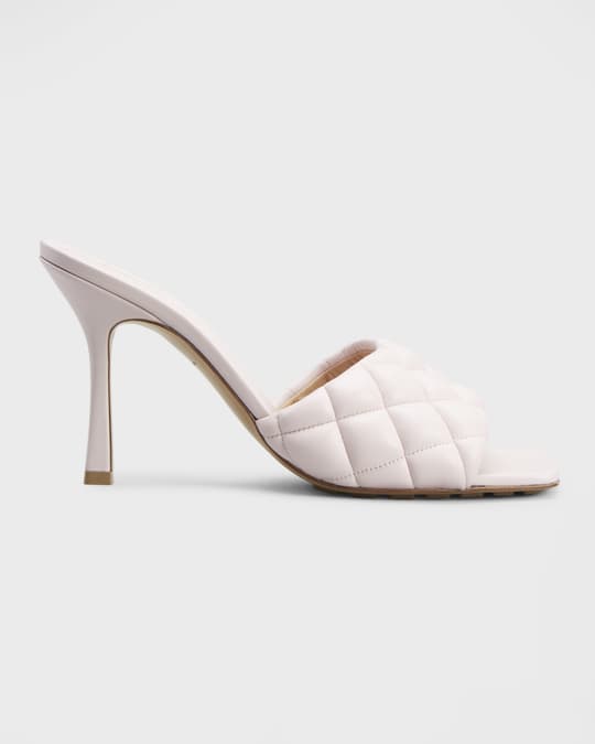 【BOTTEGA VENETA】 PADDED SANDALS Padded leather sandals in black - Bottega Veneta | Mytheresa