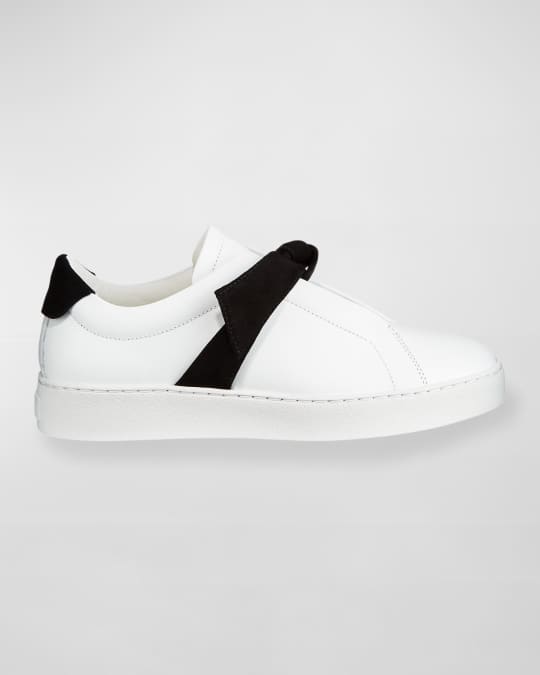 Alexandre Birman Clarita Two Tone Sneakers White Black Neiman