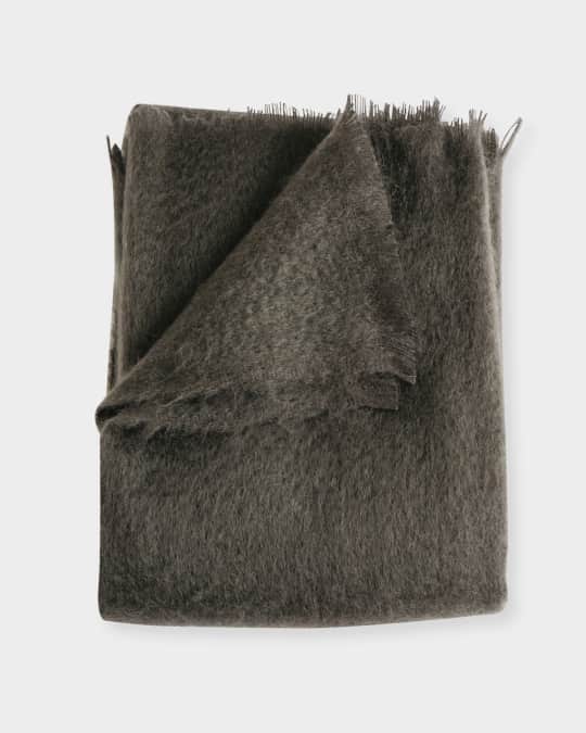 Mohair Throw, Bark