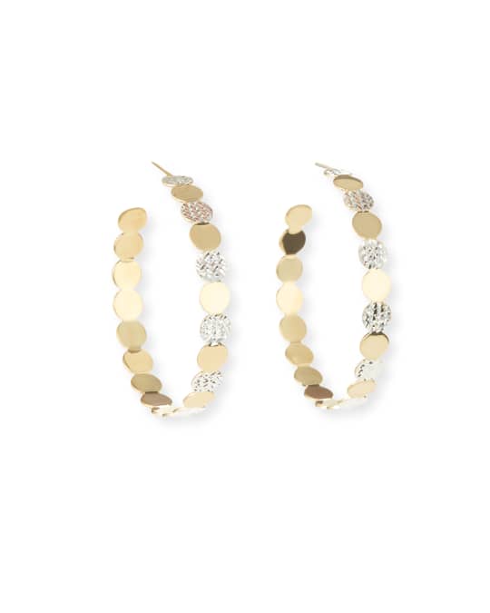Jennifer zeuner top bianca hoop earrings