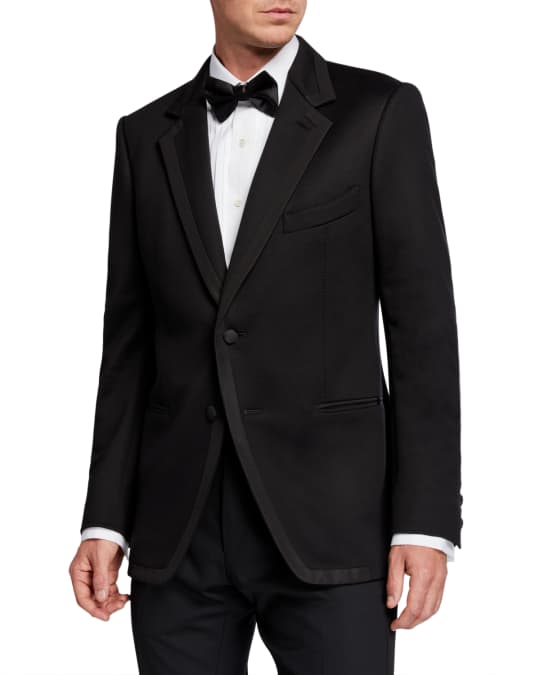 TOM FORD Men's O'Connor Two-Button Dinner Jacket w/ Satin Trim | Neiman ...