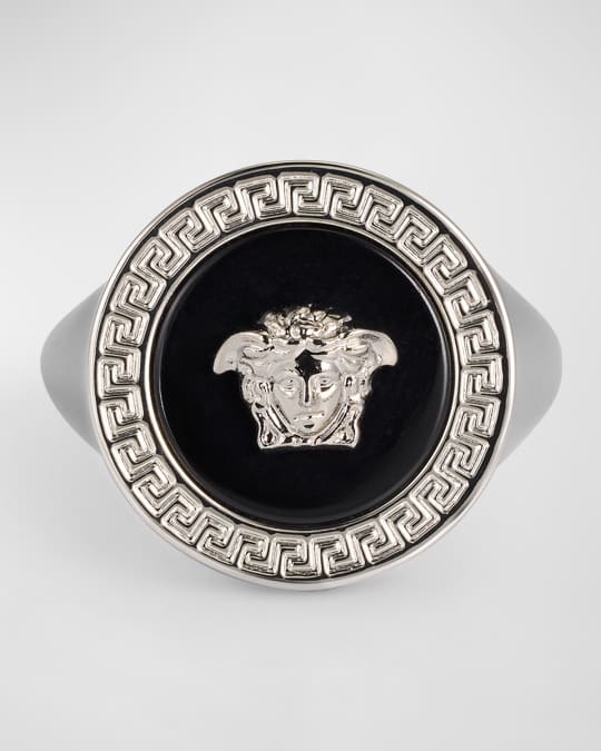 ★人気★【VERSACE】ROUND MEDUSA SIGNET リング Versace Jewellery | Round Medusa Signet Ring | Rings