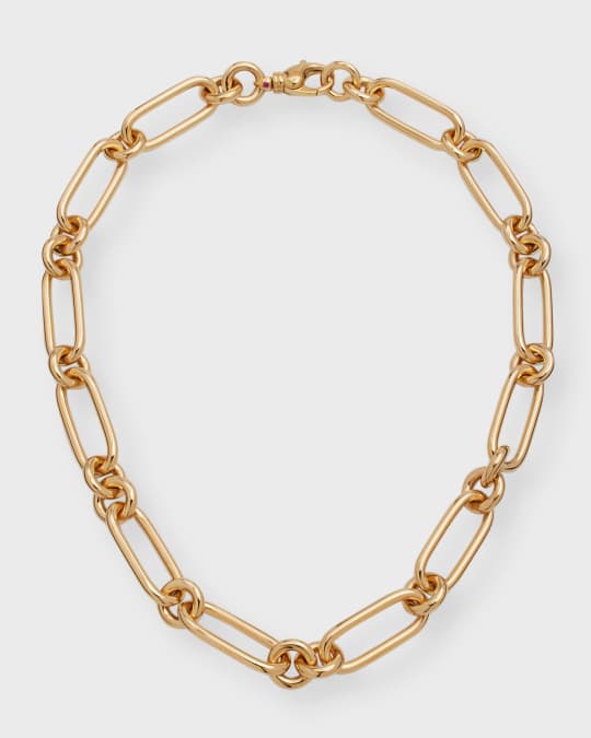 Roberto Coin 18k Gold Oro Classic Chain-Link Necklace | Neiman Marcus