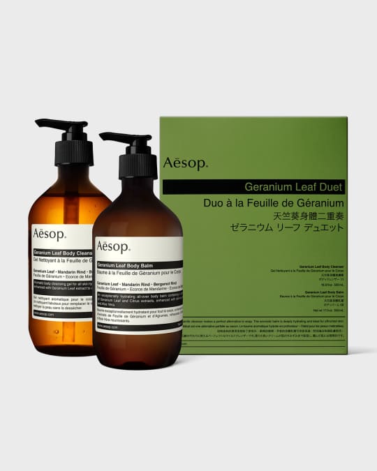 Geranium Leaf Body Care Kit (Duet)