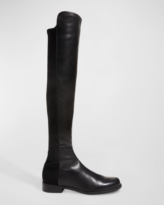 5050 Leather Over the Knee Boots