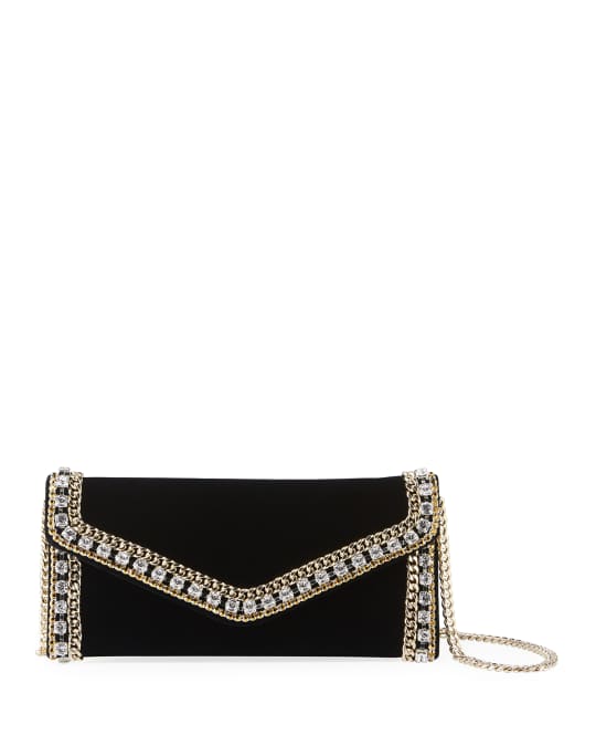 Judith Leiber Couture Envelope Velvet Clutch Bag | Neiman Marcus