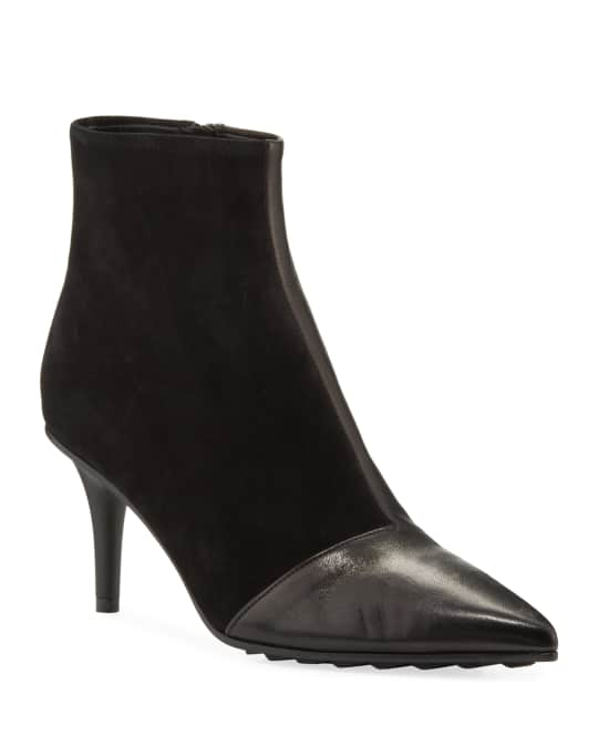 Rag & Bone Beha Moto Mixed Booties | Neiman Marcus