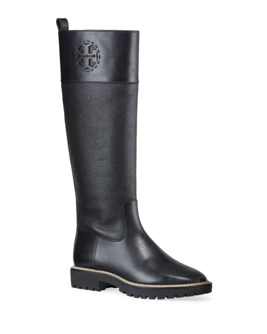Tory Burch Miller Tall Lug Sole Boots Neiman Marcus