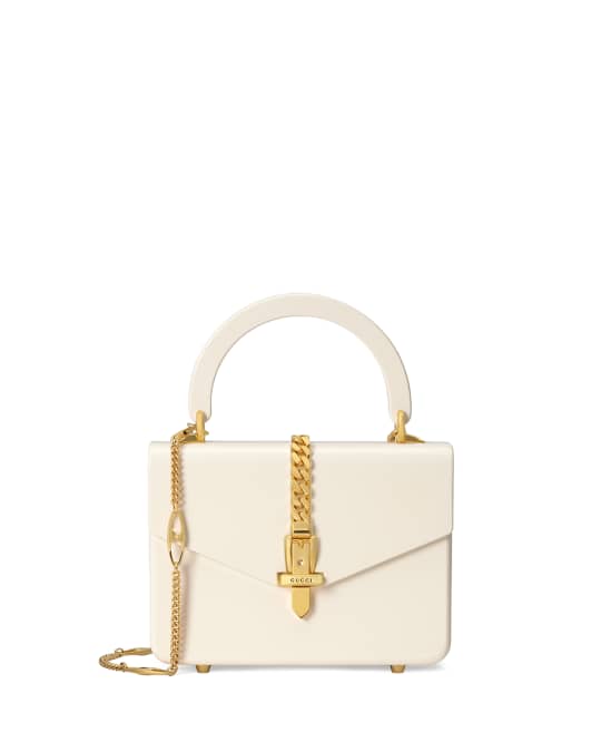 Gucci Sylvie Mini Leather Top Handle Bag | Neiman Marcus