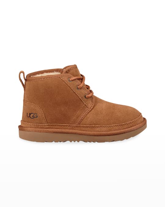 UGG Neumel Suede Lace Up Boots Kids Neiman Marcus