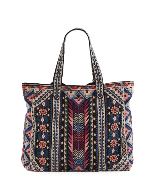 Johnny Was Nemita Embroidered Everyday Cotton Canvas Tote Bag | Neiman ...