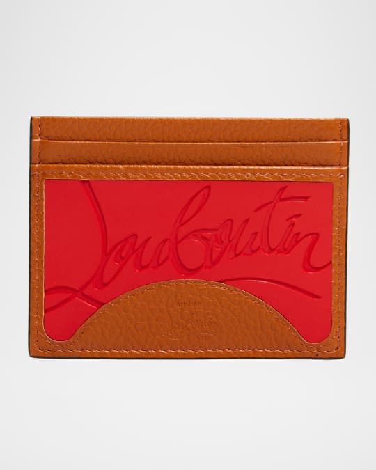 Christian Louboutin Men's Kios Red Sole Empire Card Case | Neiman