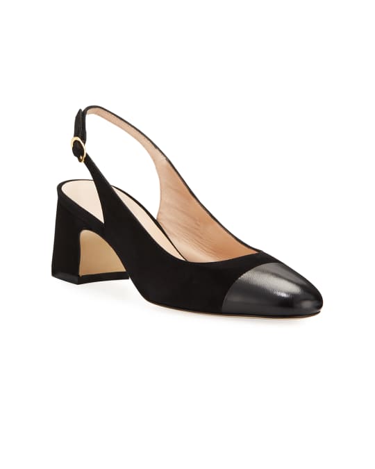 Loraina Suede Slingback Pumps