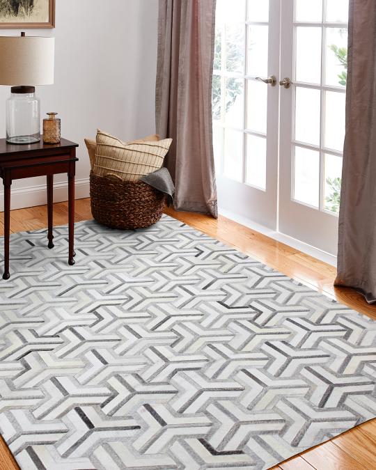 Brimhall Hair on Hide Rug, 3' x 8' | Neiman Marcus