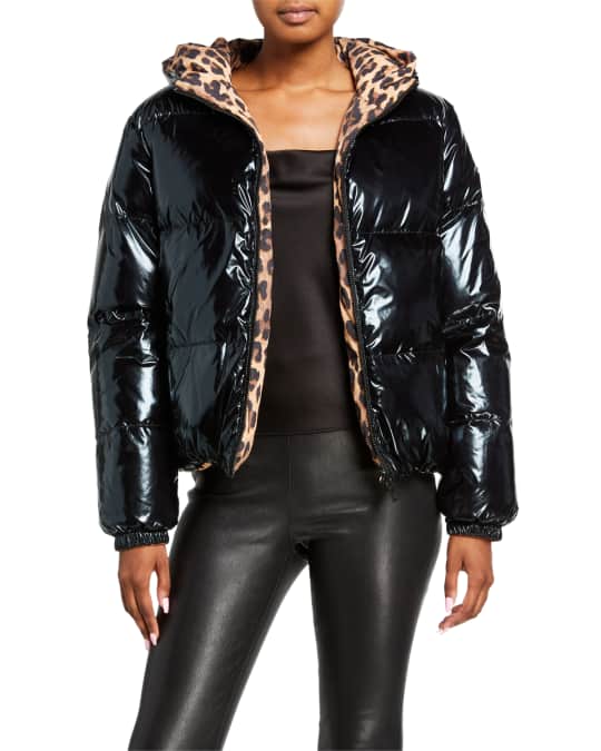 Durham Printed Reversible Hooded Puffer Jacket