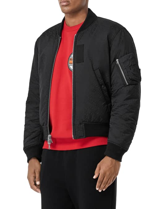 Burberry Men's Reversible Bomber Jacket Neiman Marcus