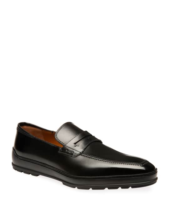 Bally Men s Relon Leather Penny Loafers Neiman Marcus