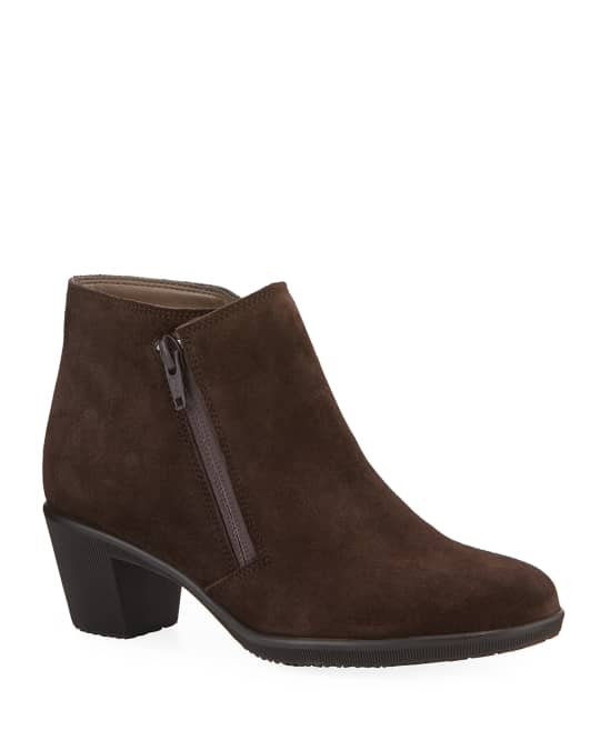 Sesto Meucci Pallas Water Resistant Ankle Booties Brown Neiman