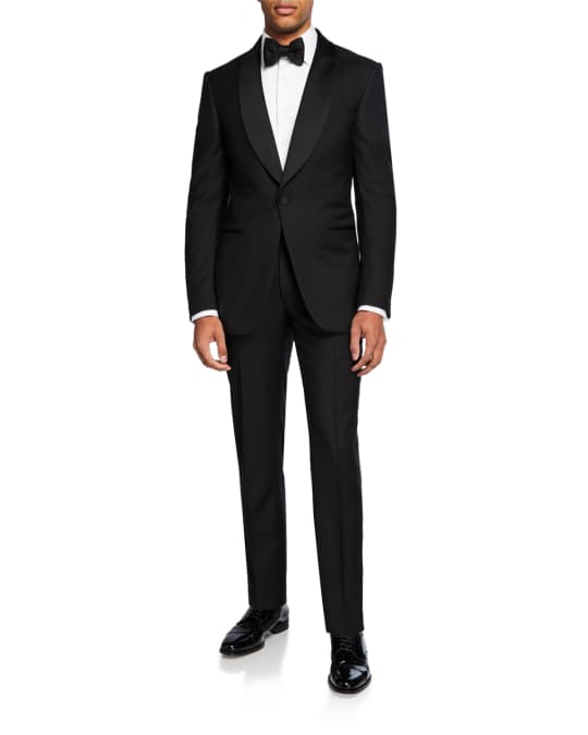 ZEGNA Men's Shawl-Collar Two-Piece Wool Tuxedo | Neiman Marcus