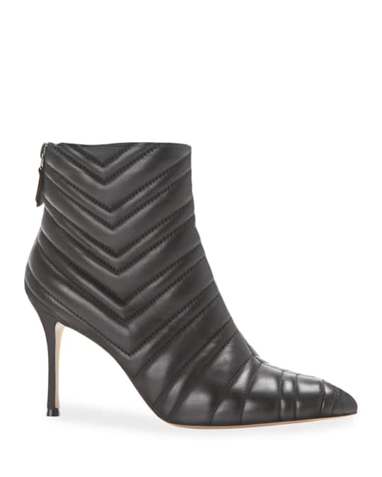 Marion Parke Maeve Quilted Napa Booties | Neiman Marcus
