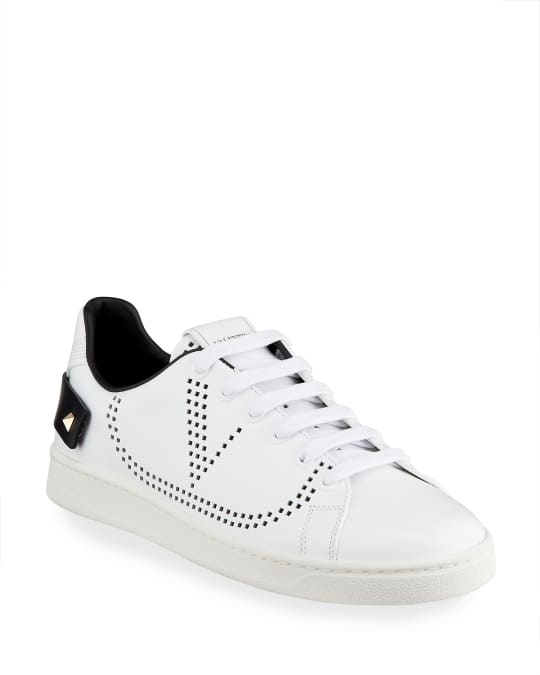 Valentino Garavani Backnet Low-Top Sneakers with Rockstud Tab | Neiman ...