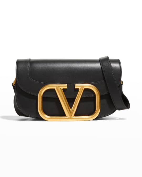 Valentino Garavani Supervee Smooth Leather Shoulder Bag | Neiman Marcus