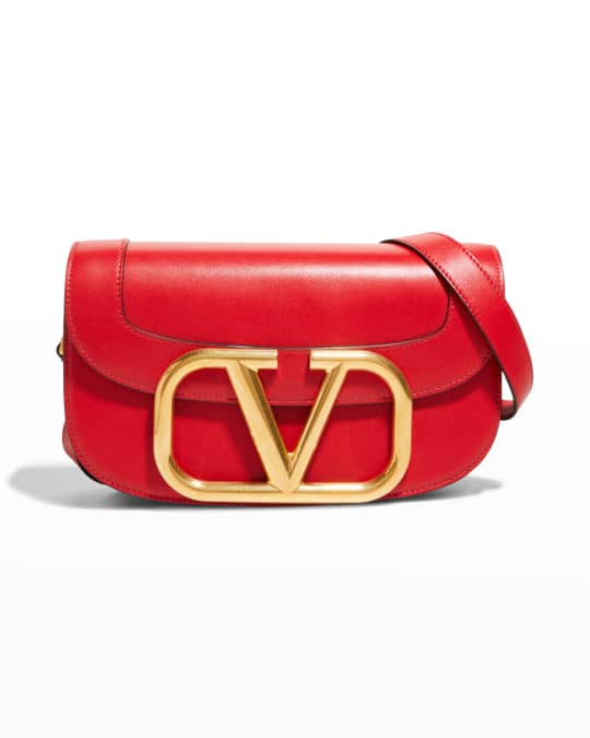 Valentino garavani supervee leather shoulder sale bag