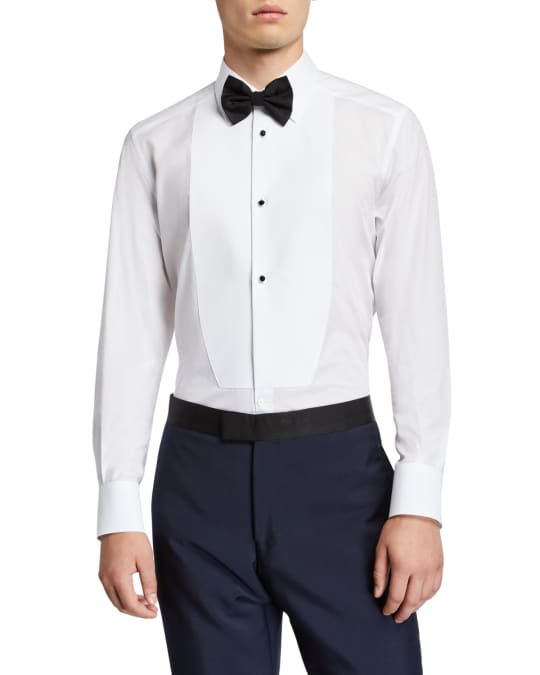 Dolce&Gabbana Men's Formal Bib-Front Tuxedo Shirt | Neiman Marcus