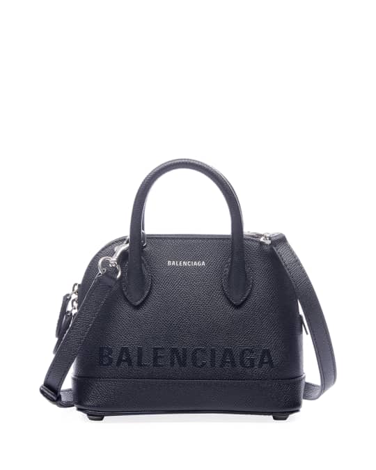 Balenciaga Ville AJ XXS Logo Printed TopHandle Bag Neiman Marcus