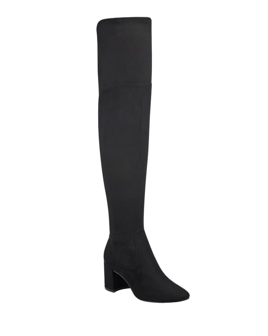 Marc Fisher LTD Jayne Stretch Over-The-Knee Boots | Neiman Marcus