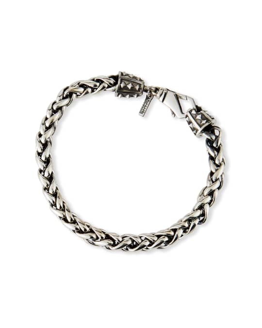 Emanuele Bicocchi Men's Medium-Link Wheat Chain Bracelet
