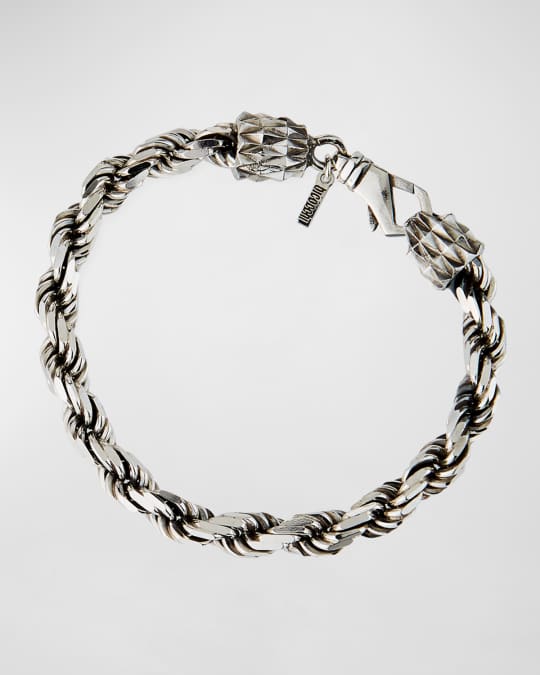 ブレスレット EMANUELE BICOCCHI SILVER 925 INTRICATE CHAIN BRACELET Sterling Silver Large Arabesque Chain Bracelet | EMANUELE