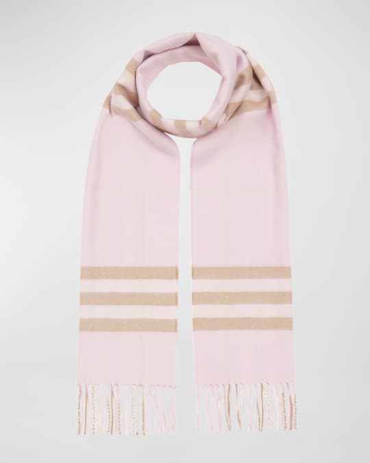 Burberry Giant Check Cashmere Scarf | Neiman Marcus