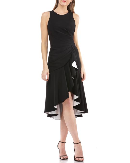 carmen marc valvo cocktail dress Illusion Cocktail Dress